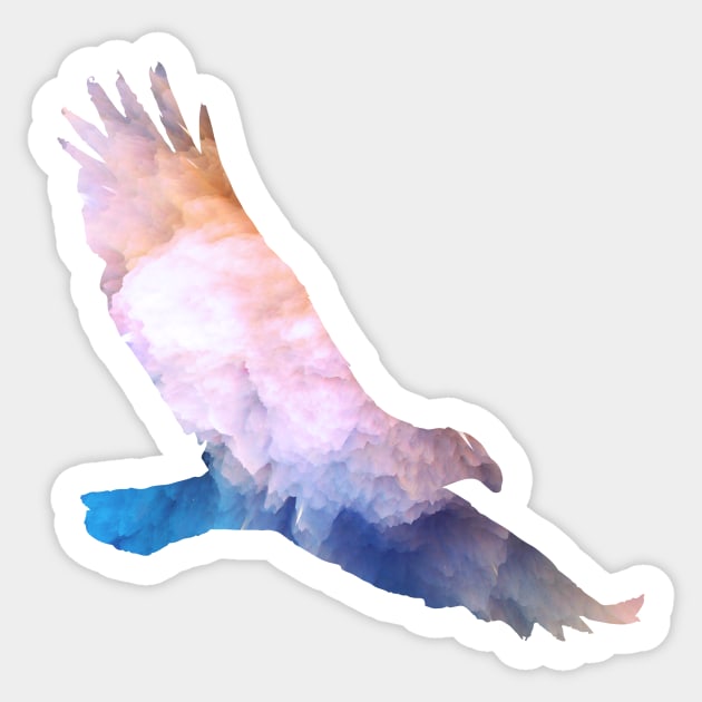 Space Eagle Sticker by joyandgrace